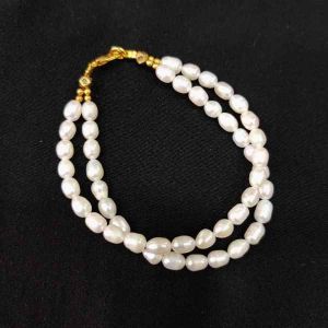 2 Layer Fresh Water Pearl (Hyderabad Pearls) Bracelet