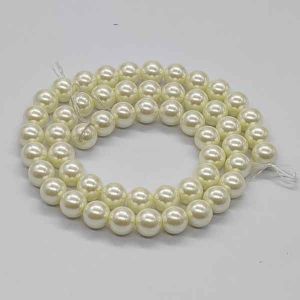 Shell Pearl, 8mm, White