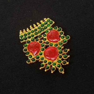 Kemp Pendant, (Mango) Design, Green And Red
