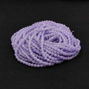 Agate Beads, 6mm, Round, Lavender