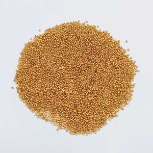 Seed Beads, 11/0, Gold, Pack Of 25Gms