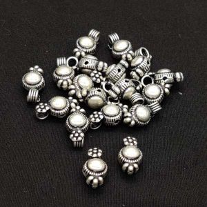 Kohlapuri Beads, 2 Hole Beads, Round, Pack Of 25 Grams