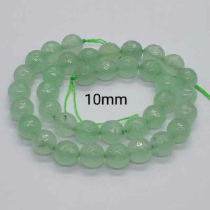 Natural Agate Beads, Faceted, 10mm, Pastel Green