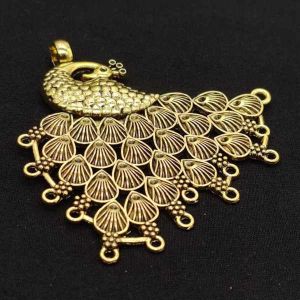 Antique Gold Metal (Peacock) Pendant