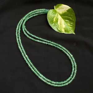 2 Layer Agate Necklace, Light Green