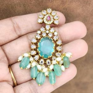 Victorian Pendant, Sea Green