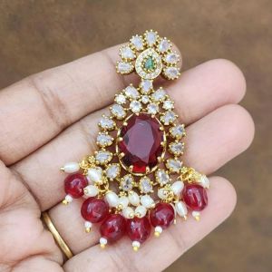 Victorian Pendant, Maroon