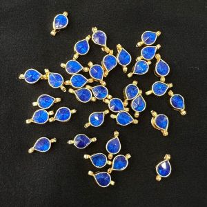 Jadau Drops, Royal Blue, Sold By 1 Pc