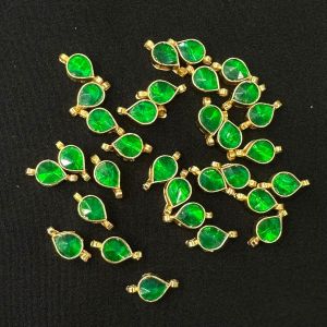 Jadau Drops, Green, Sold By 1 Pc