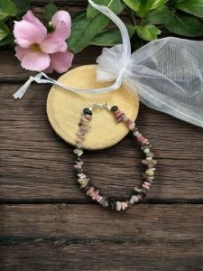 Gemstone Chip Bracelet, Multitourmaline