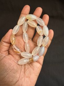 Gemstone barrels, 19 mm, Dendritic Opal