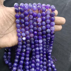 Onyx Beads, 10mm, Round , violet