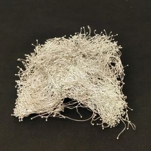 Polan Wire for jhumka, silver, Pack of 100 gms