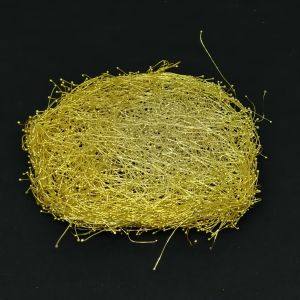 Polan Wire for jhumka, Gold, Pack of 100gms