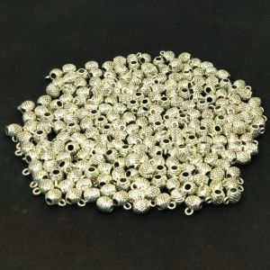 Antique Silver Spacer Beads,Bail Pack Of 25 Pcs