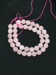 Natural Agate Beads, Round, 10mm, Light Pink