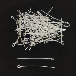 Eyepins, Silver, Pack of 25Grms 