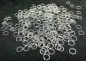 Jump rings, 5mm, Silver 