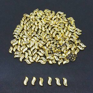 Kundan stones, 4x11mm, Pack of 25 gms