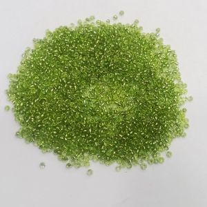 Seed Beads, 11/0, Light Green, Pack Of 25 Gms