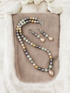 Swarovski replica Necklace with Mop Pendant ,  Multicolor