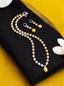 Swarovski replica Necklace with Mop Pendant , Gold