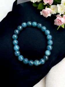 Glass Beads Bracelet With Charms