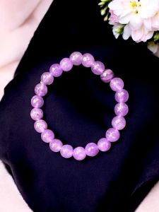Glass Beads Bracelet With Charms