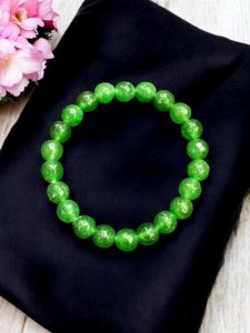 Agate Beads Bracelet,Parrot Green