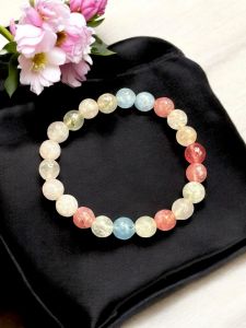 Agate Beads Bracelet,Multicolor