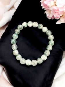 Glass Beads Bracelet With Charms