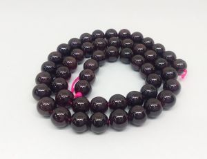 Natural Garnet Beads, 8mm