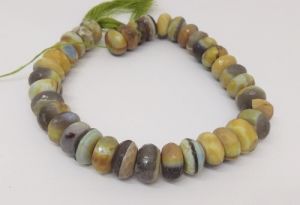 Natural Gemstone Beads, Opal, Rondelle