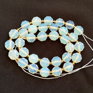 Natural Gemstone Beads, 10mm, Hexagon Shape, Opal