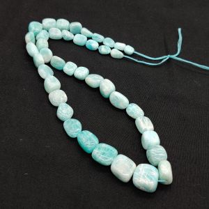 Graduated Natural Gemstones Beads, 6mm To 14mm, Amazonite