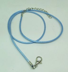Waxed nylon cord, Blue