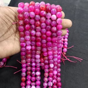 Onyx Beads, 10mm, Round , Pink