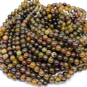Onyx Stone Beads, 8mm, Round, Dark Brown Shade