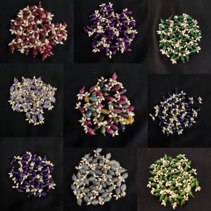 Quartz Loreals for Jewelry Making : 6x9mm, Assorted,Pack of 9