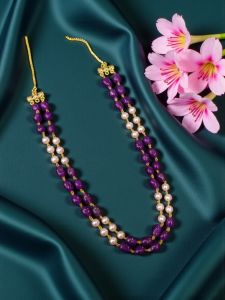 Swarovski Replica Pearl Necklace with Quartz Beads