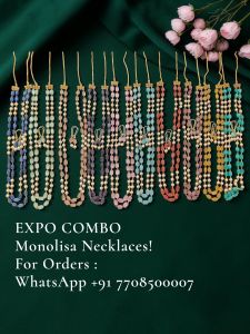 Pack of 10 Swarovski Replica Pearl Necklace with Monolisa Beads