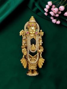 Navrabeads Lord Venkateshwara (Tirupati Balaji) Pendant | Temple Temple Jewellery for Women