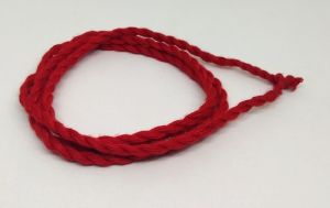 Cotton rope (Dori), 36" Long (Adjustable), Red