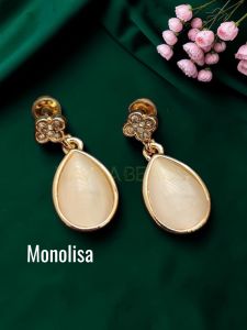 Navrabeads Monolisa Stud Earrings – | Approx. 1 Pair for Jewellery Styling