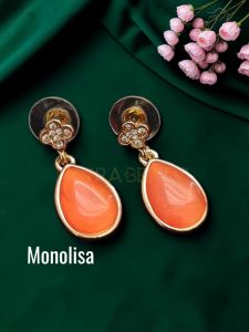 Navrabeads Monolisa Stud Earrings – | Approx. 1 Pair for Jewellery Styling