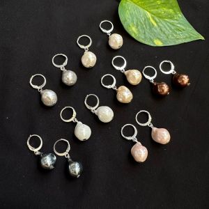 Baroque Shell Pearl Earrings, Assorted, Pack Of 5 Pairs