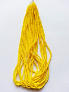 Seed Beads, 13/0, Yellow(Opaque) 