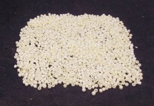 Seed Beads, 11/0, Cream, Pack Of 25 gms