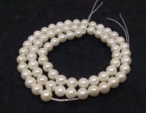 Shell Pearl, 6mm, White