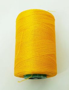 Silk Thread Spool - Mango Yellow No:35D